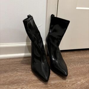 Forever 21 Black Heeled Boots